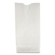 General Paper Bags, 30 lbs Cap., #2, 4.31"w x 2.44"d x 7.88"h, White, PK500 51002